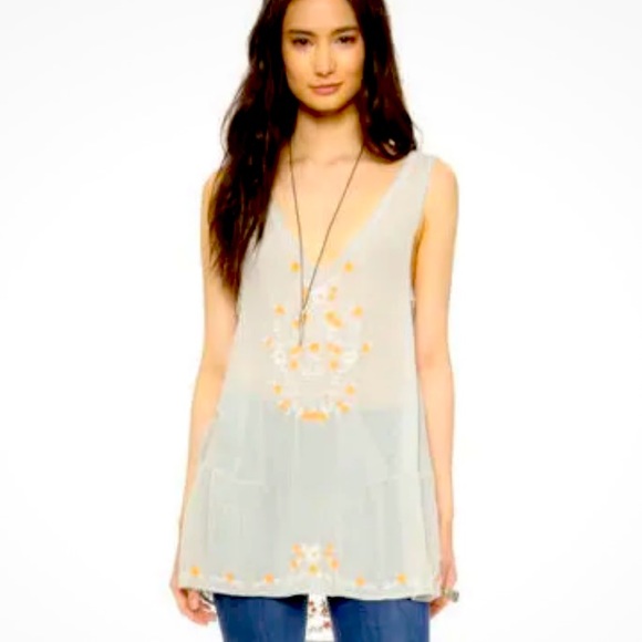 Free People Shirt-Dress. - Picture 2 of 9